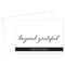 Great Papers! Simply Beyond Grateful Thank You Note Card and White Envelope, 4.875" x 3.375", 50 count